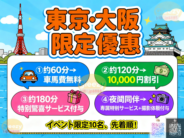🎁東京・大阪限定キャンペーン
